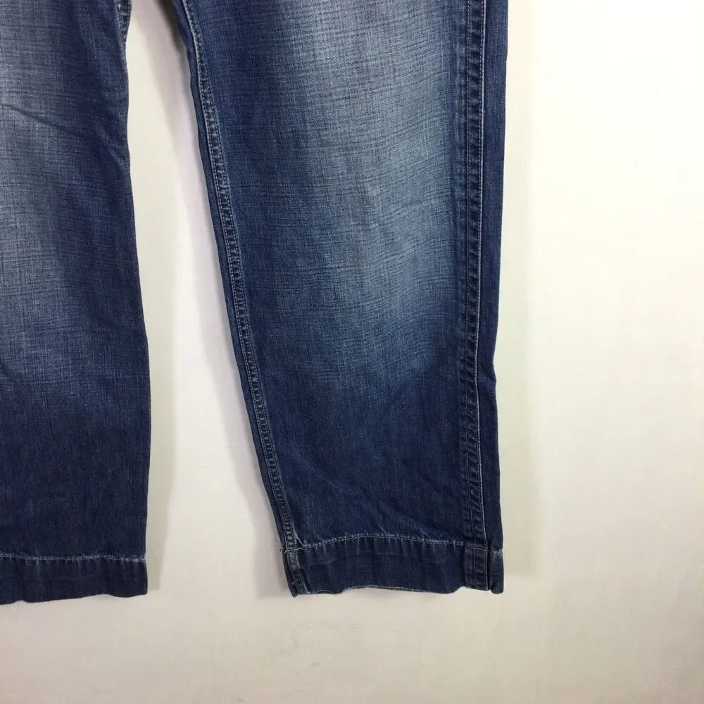 Polo Ralph Lauren Jeans Co Mens Cargo Carpenter Vintage Jeans Blue Size 34